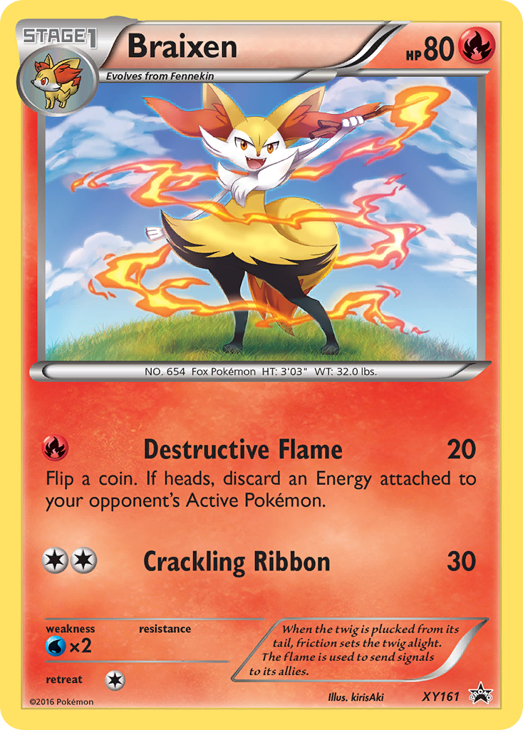 Braixen (XY161) [XY: Black Star Promos] | Tabernacle Games