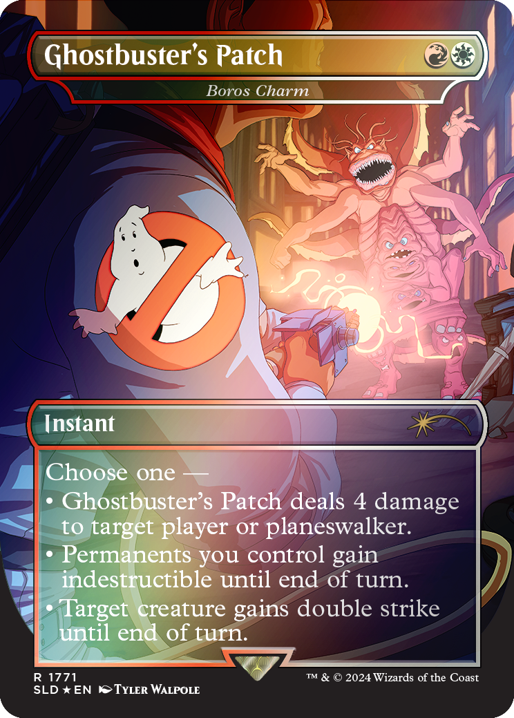 Ghostbuster's Patch - Boros Charm (Rainbow Foil) [Secret Lair Drop Series] | Tabernacle Games