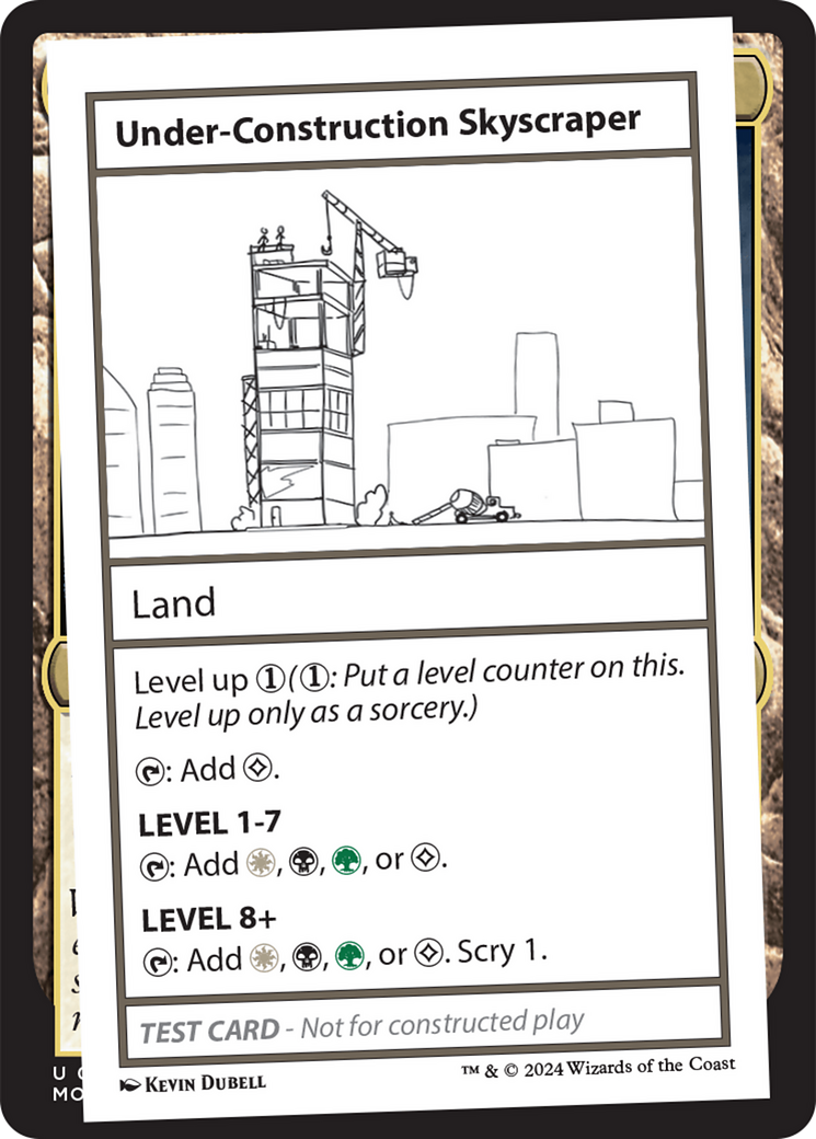 Under-Construction Skyscraper [Mystery Booster 2 Playtest Cards] | Tabernacle Games