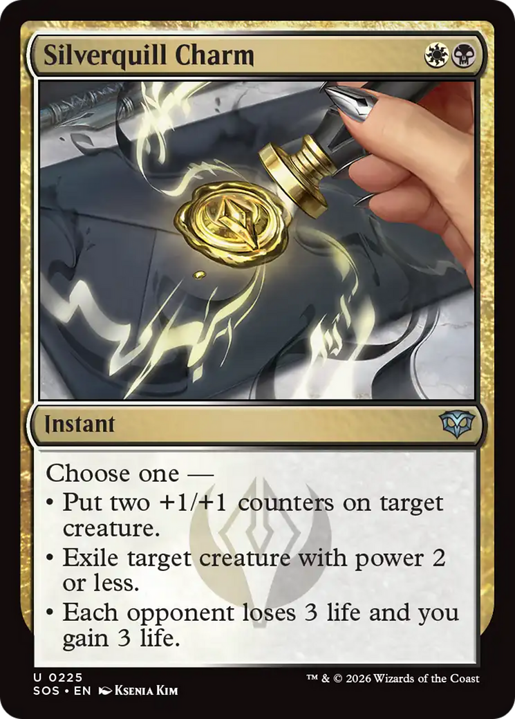 Silverquill Charm [Secrets of Strixhaven] | Tabernacle Games