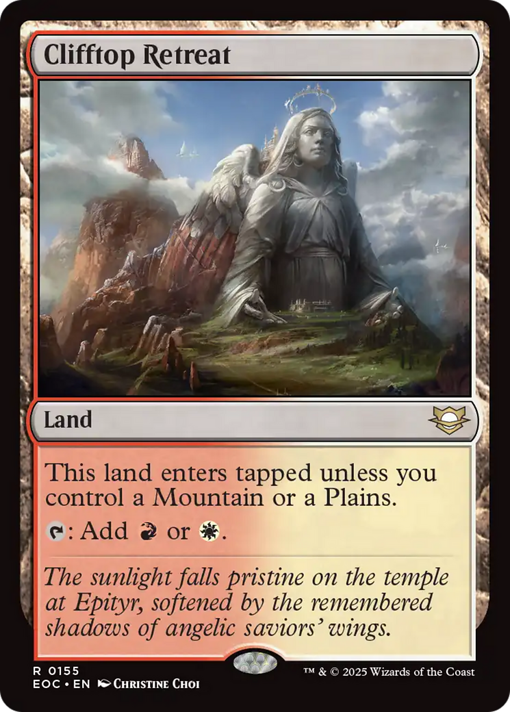Clifftop Retreat [Edge of Eternities Commander] | Tabernacle Games