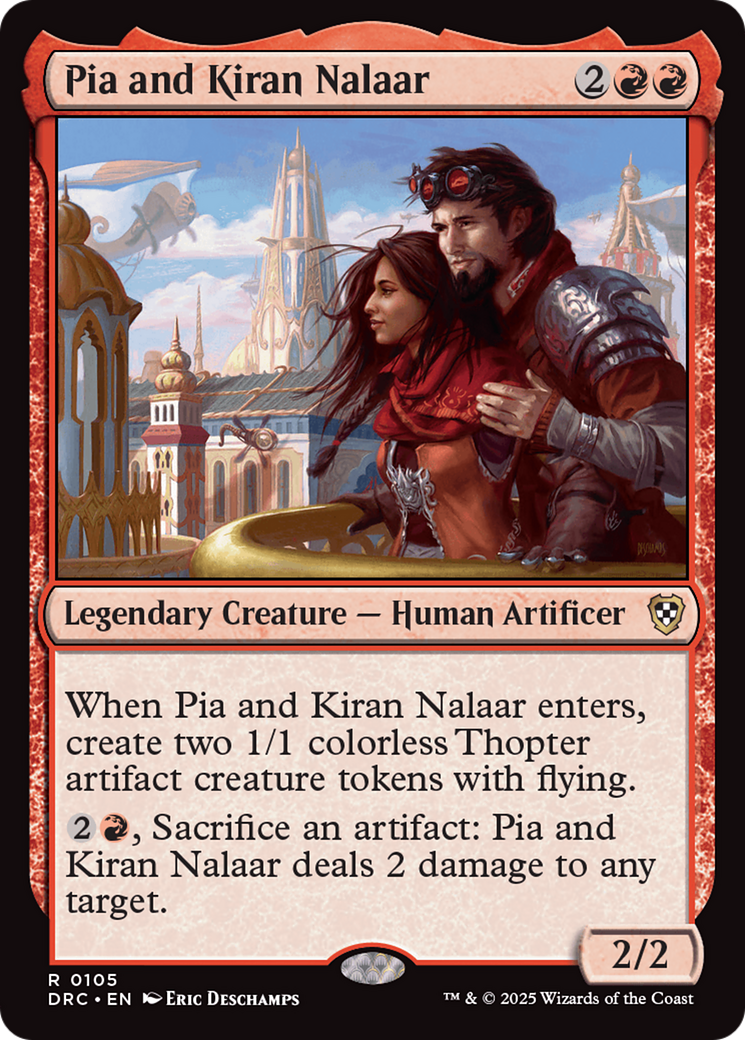 Pia and Kiran Nalaar [Aetherdrift Commander] | Tabernacle Games