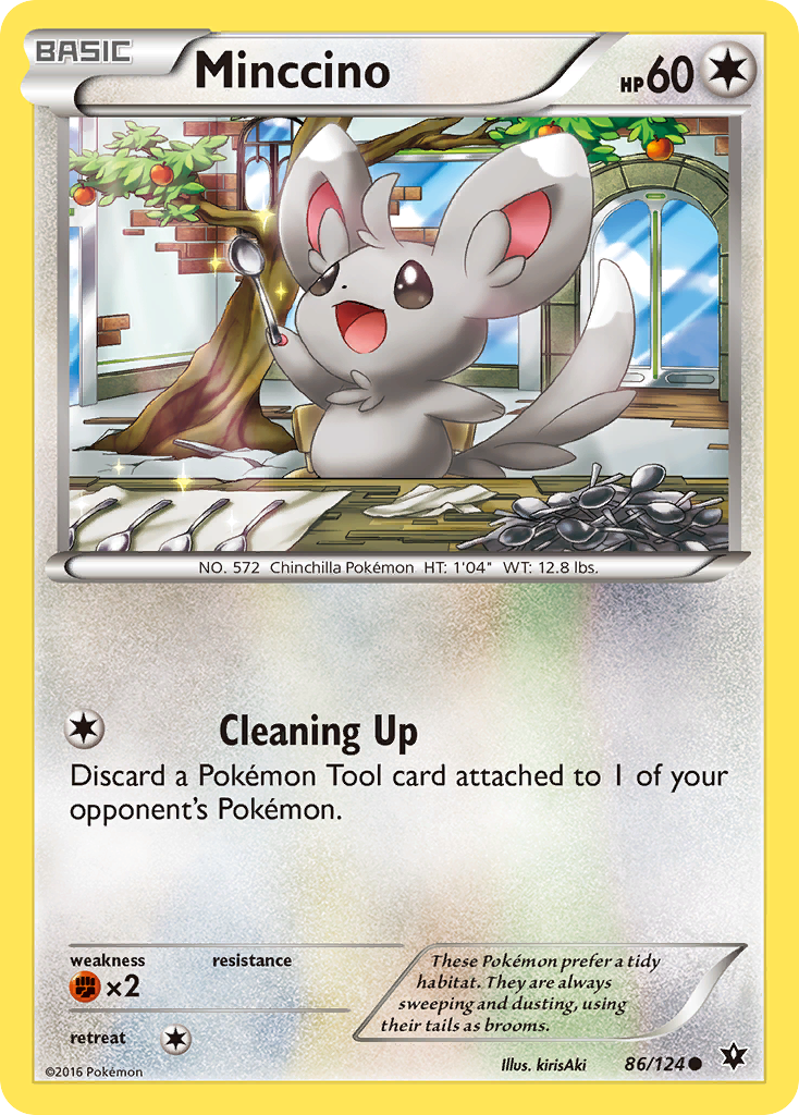 Minccino (86/124) [XY: Fates Collide] | Tabernacle Games
