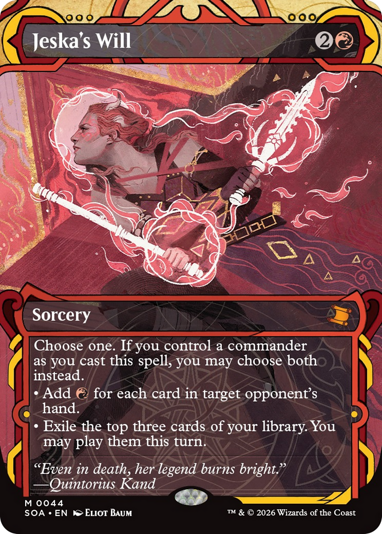 Jeska's Will [Secrets of Strixhaven: Mystical Archive] | Tabernacle Games