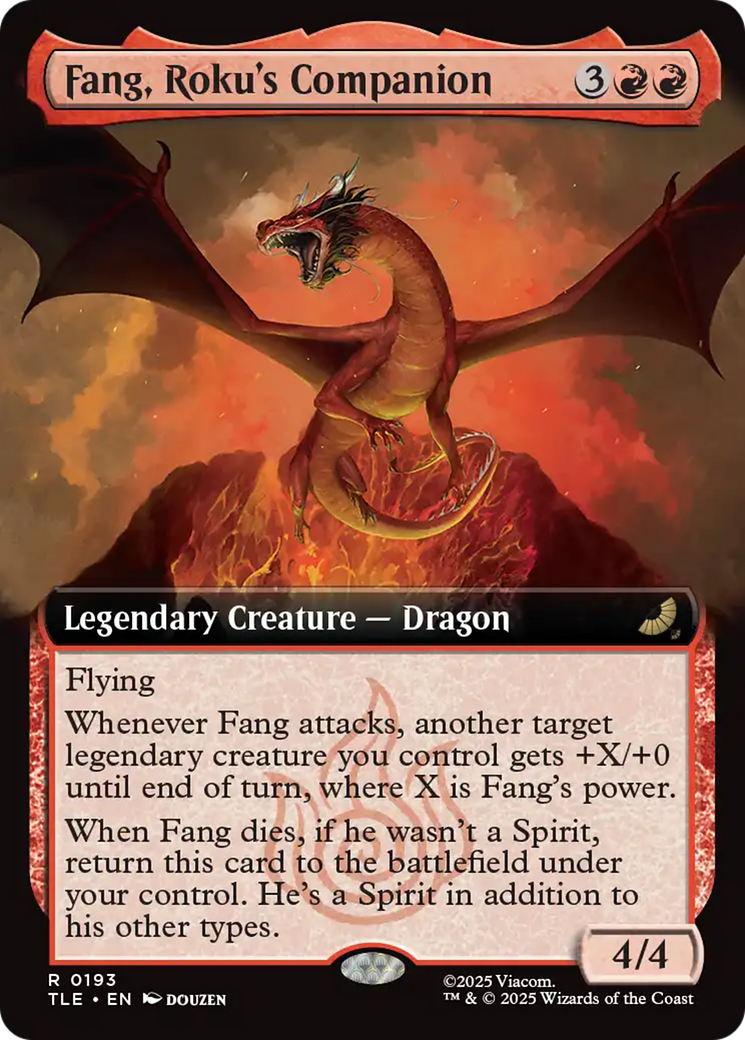 Fang, Roku's Companion (Extended Art) [Avatar: The Last Airbender: Eternal-Legal] | Tabernacle Games