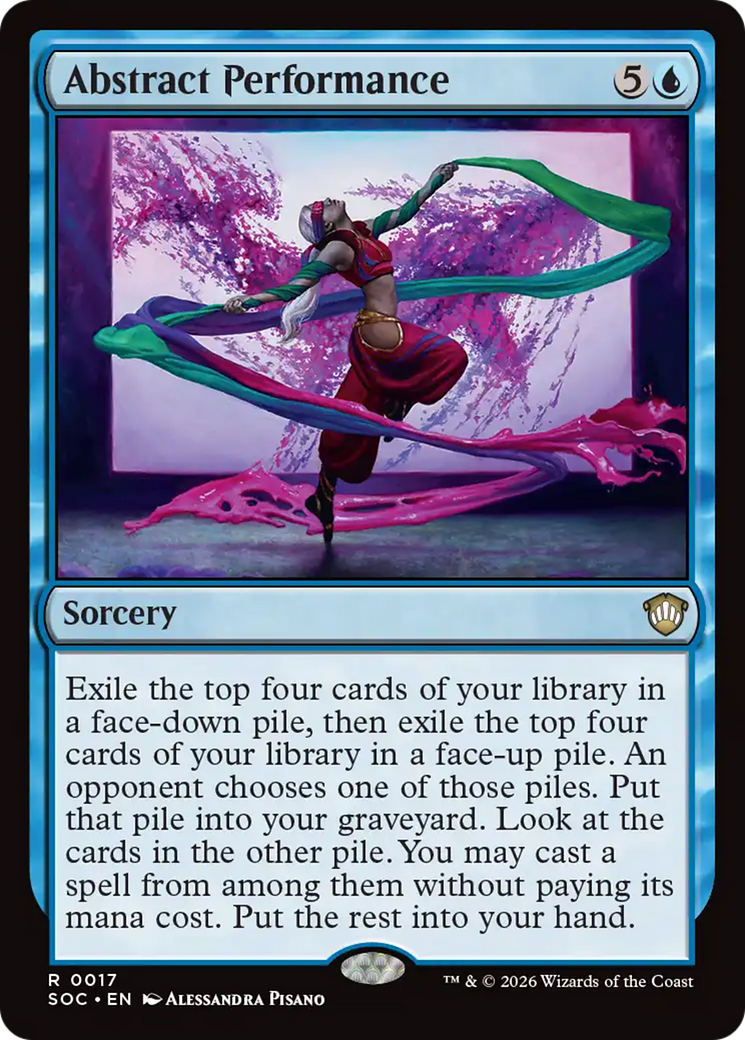 Abstract Performance [Secrets of Strixhaven Commander] | Tabernacle Games