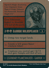 Garruk Wildspeaker [Secret Lair Drop Series] | Tabernacle Games