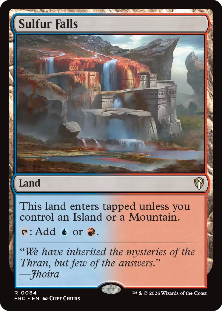 Sulfur Falls [Reality Fracture Commander] | Tabernacle Games