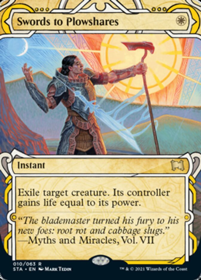 Swords to Plowshares (Foil Etched) [Strixhaven: Mystical Archive] | Tabernacle Games