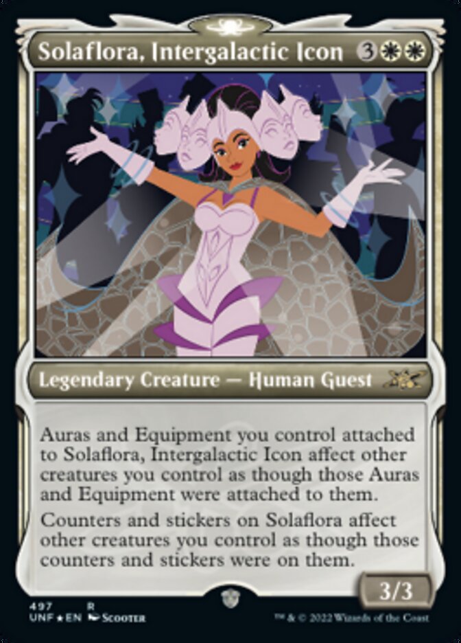 Solaflora, Intergalactic Icon (Showcase) (Galaxy Foil) [Unfinity] | Tabernacle Games
