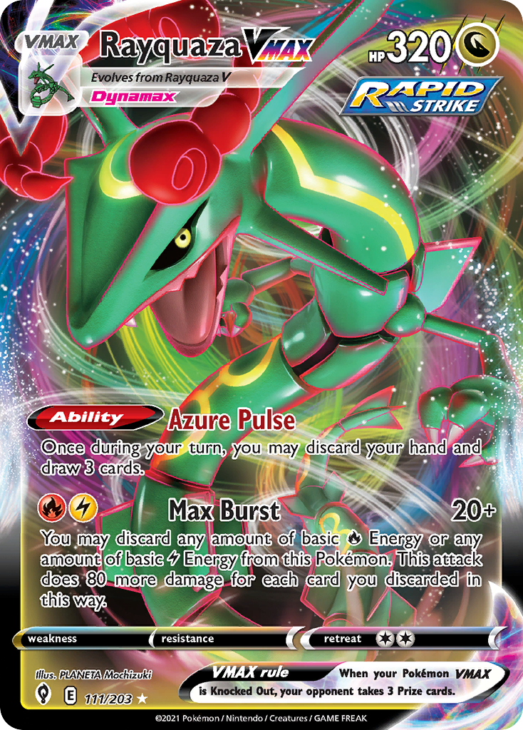 Rayquaza VMAX (111/203) (Jumbo Card) [Sword & Shield: Evolving Skies] | Tabernacle Games