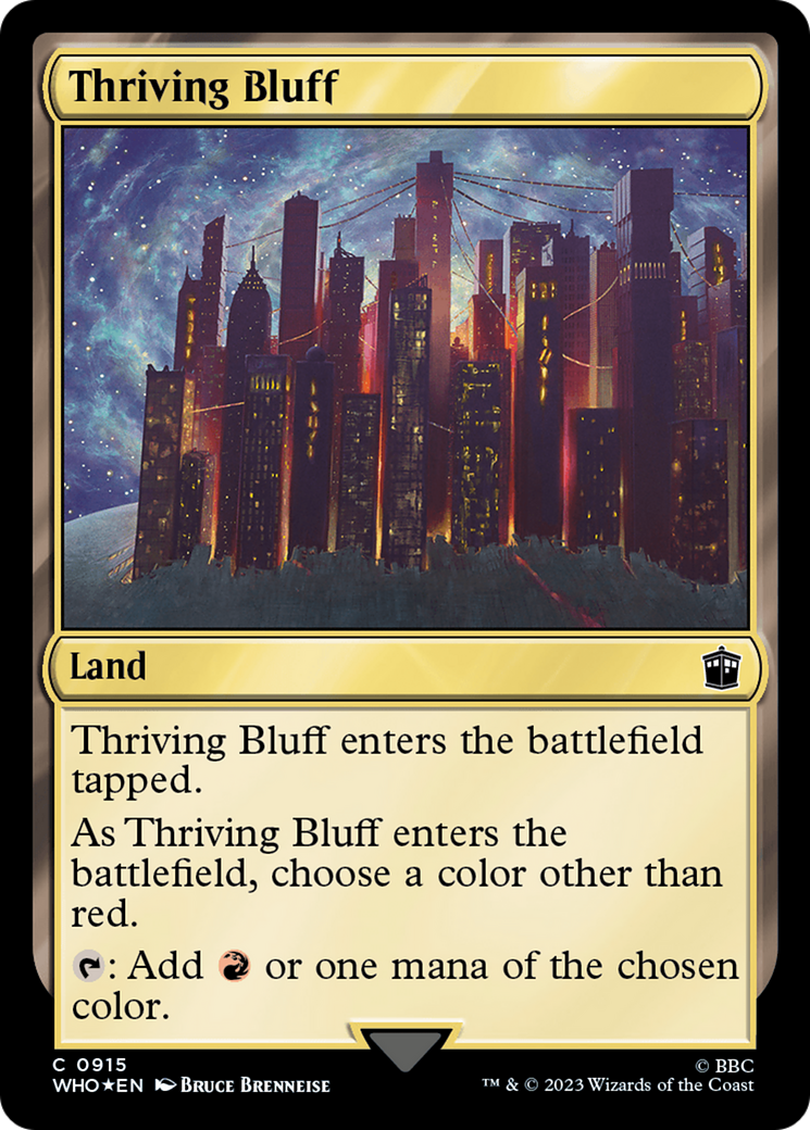 Thriving Bluff (Surge Foil) [Doctor Who] | Tabernacle Games