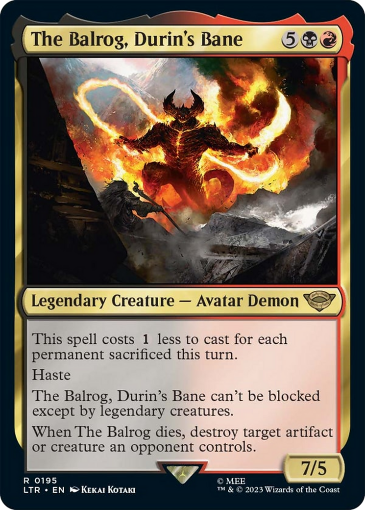 The Balrog, Durin's Bane [The Lord of the Rings: Tales of Middle-Earth] | Tabernacle Games