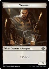 Vampire // Dinosaur (0009) Double-Sided Token [The Lost Caverns of Ixalan Tokens] | Tabernacle Games