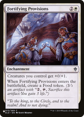 Fortifying Provisions [The List] | Tabernacle Games