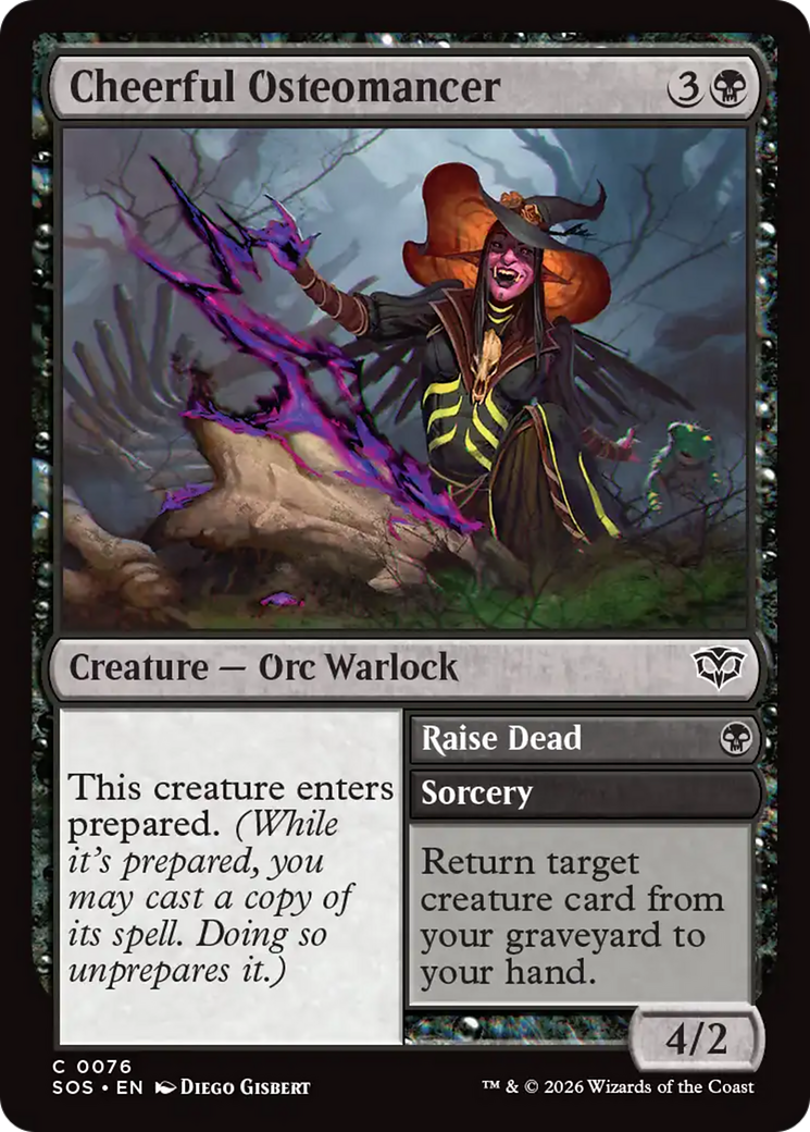 Cheerful Osteomancer [Secrets of Strixhaven] | Tabernacle Games
