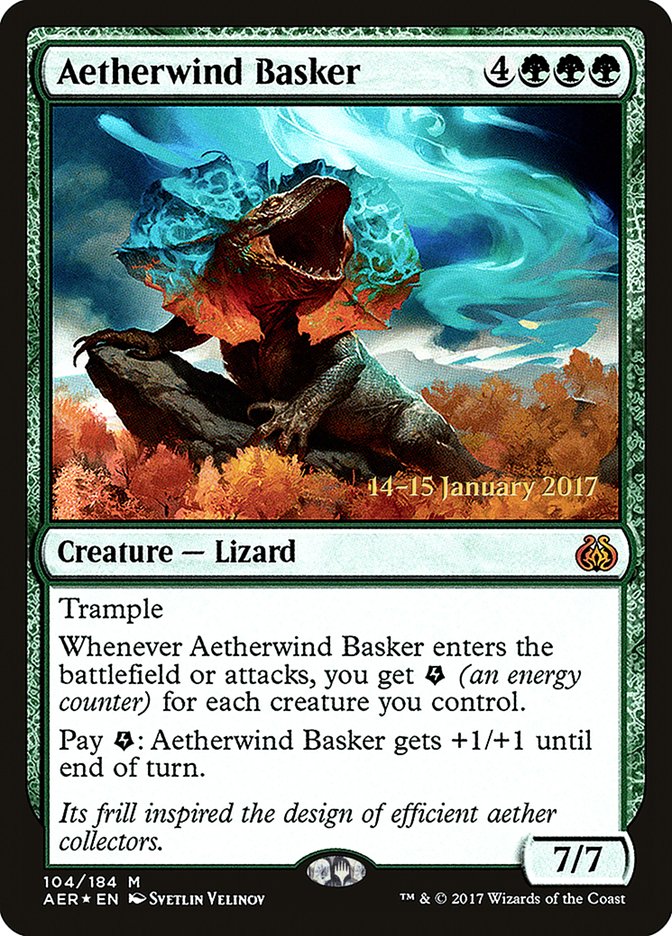 Aetherwind Basker [Aether Revolt Prerelease Promos] | Tabernacle Games