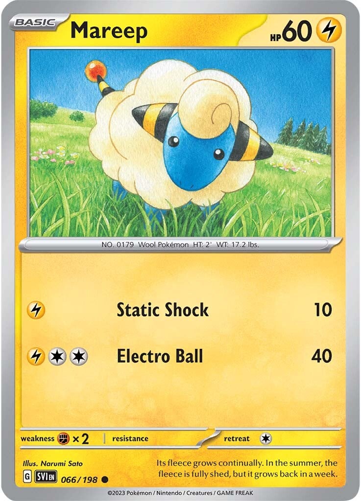 Mareep (066/198) [Scarlet & Violet: Base Set] | Tabernacle Games