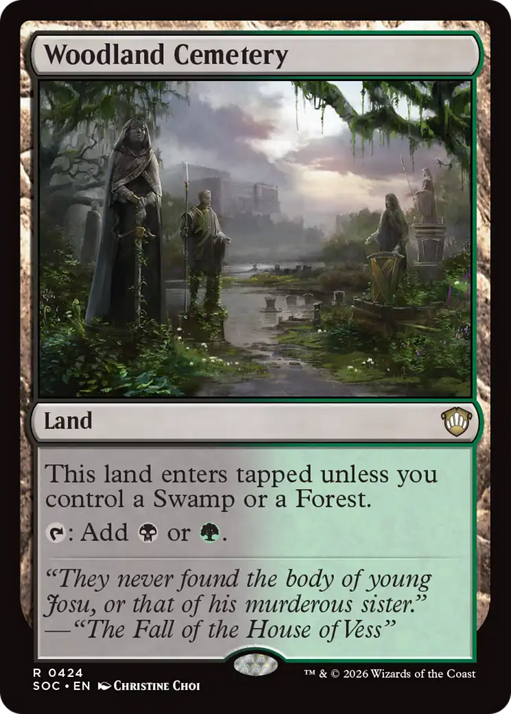 Woodland Cemetery [Secrets of Strixhaven Commander] | Tabernacle Games