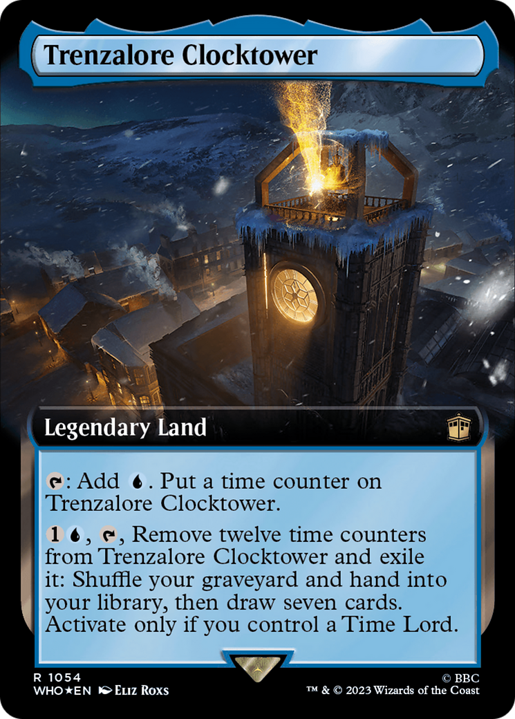 Trenzalore Clocktower (Extended Art) (Surge Foil) [Doctor Who] | Tabernacle Games