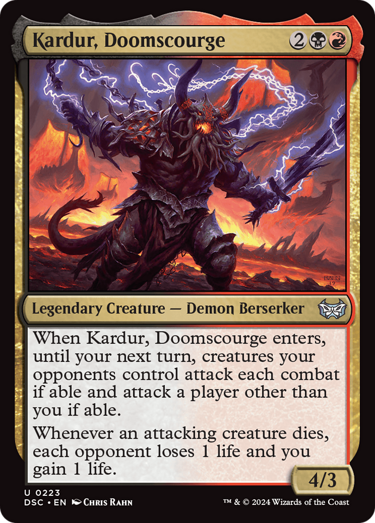 Kardur, Doomscourge [Duskmourn: House of Horror Commander] | Tabernacle Games