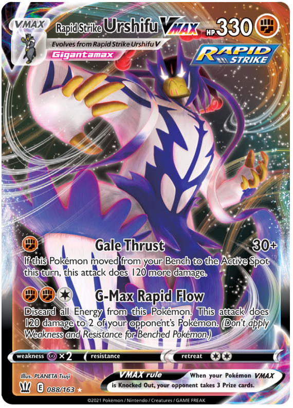 Rapid Strike Urshifu VMAX (088/163) (Jumbo Card) [Sword & Shield: Battle Styles] | Tabernacle Games