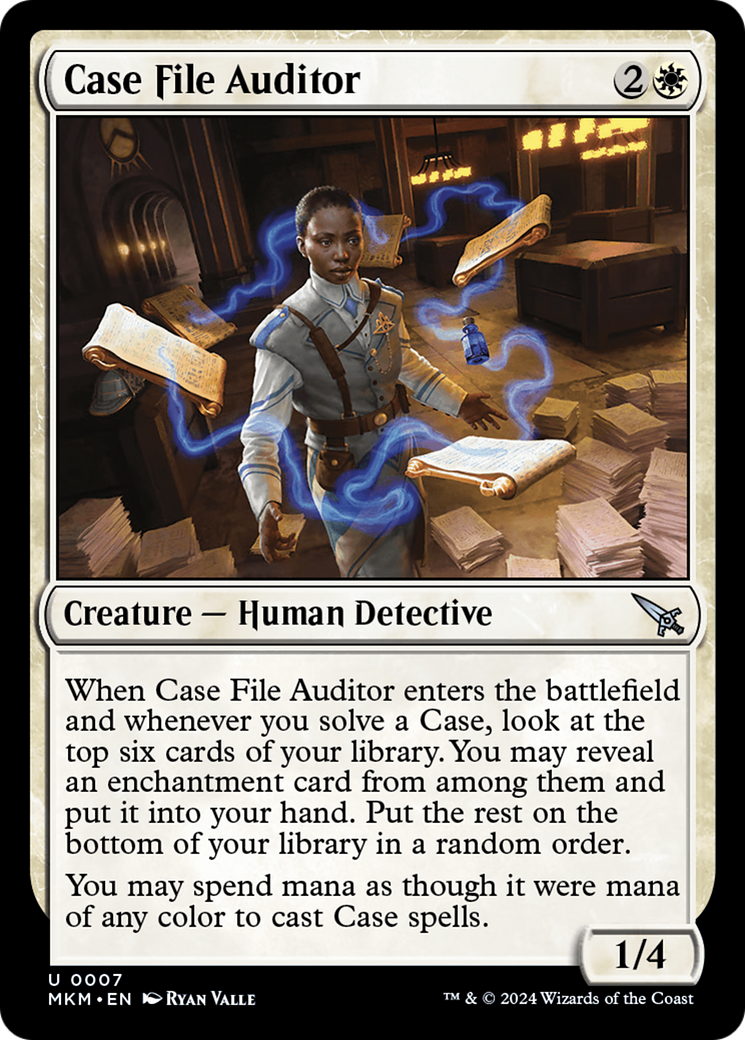 Case File Auditor (Blue) [Murders at Karlov Manor] | Tabernacle Games