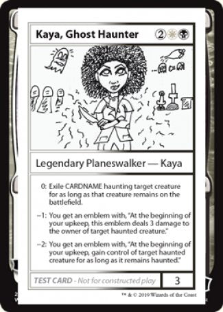 Kaya, Ghost Haunter (2021 Edition) [Mystery Booster Playtest Cards] | Tabernacle Games