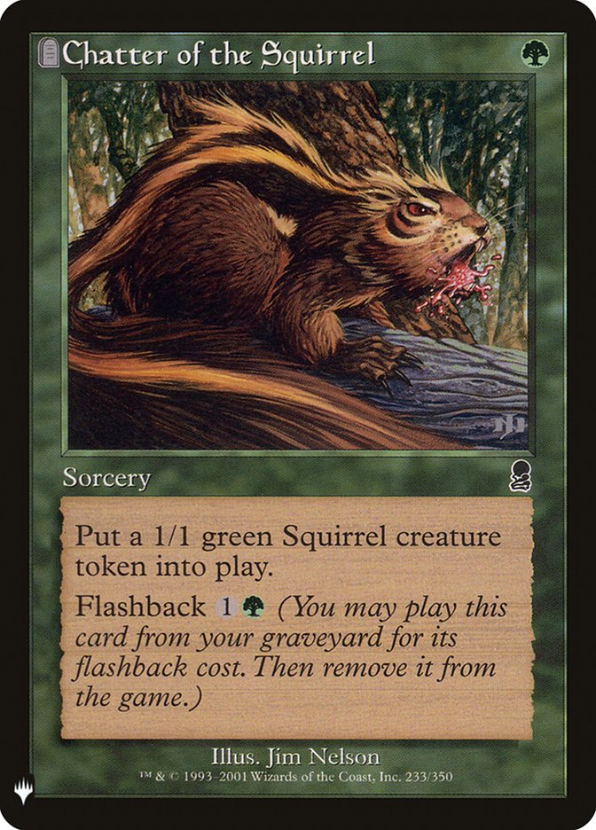 Chatter of the Squirrel [Mystery Booster] | Tabernacle Games