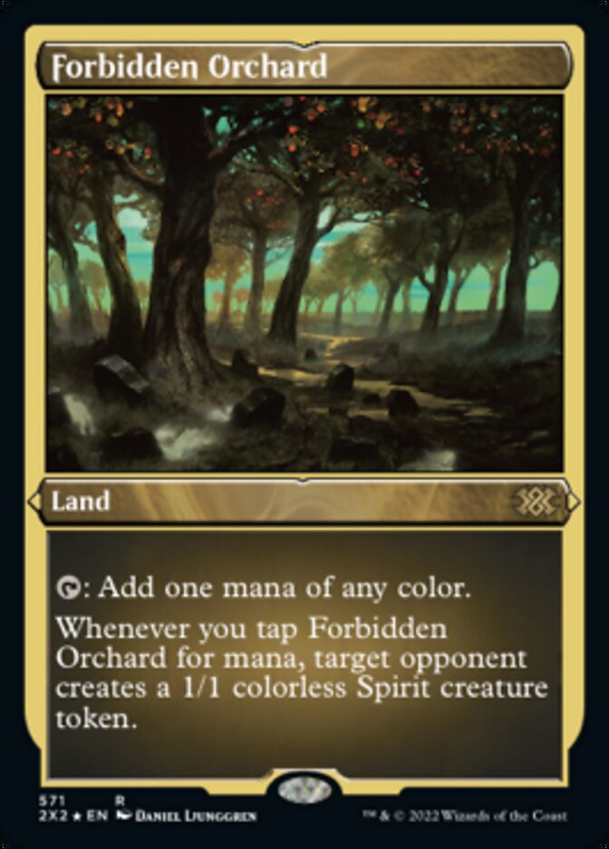 Forbidden Orchard (Foil Etched) [Double Masters 2022] | Tabernacle Games