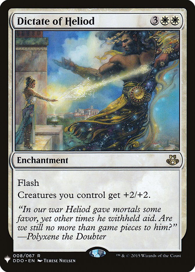 Dictate of Heliod [Mystery Booster] | Tabernacle Games