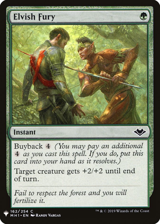 Elvish Fury [Mystery Booster] | Tabernacle Games