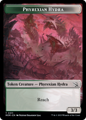 Elemental (2) // Phyrexian Hydra (11) Double-Sided Token [March of the Machine Tokens] | Tabernacle Games