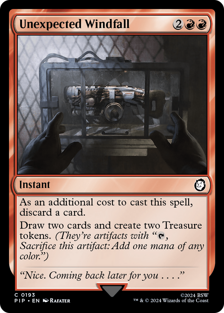 Unexpected Windfall [Fallout] | Tabernacle Games