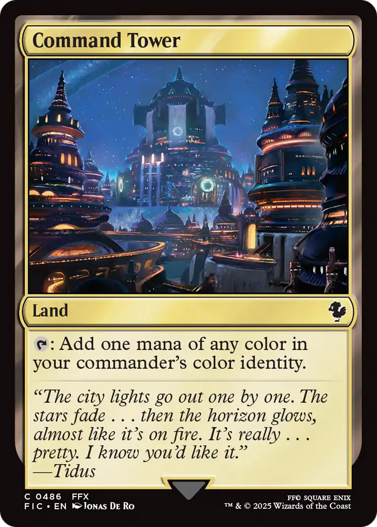 Command Tower (0486) [FINAL FANTASY Commander] | Tabernacle Games