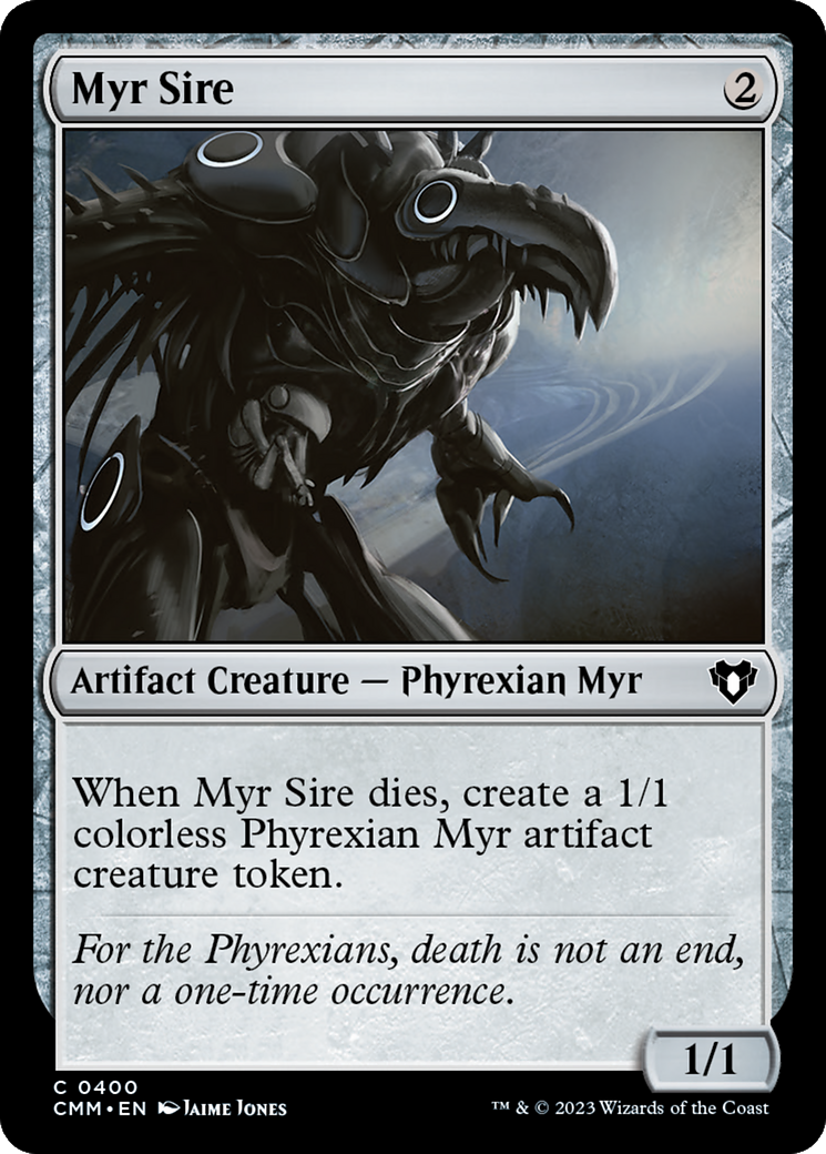 Myr Sire [Commander Masters] | Tabernacle Games