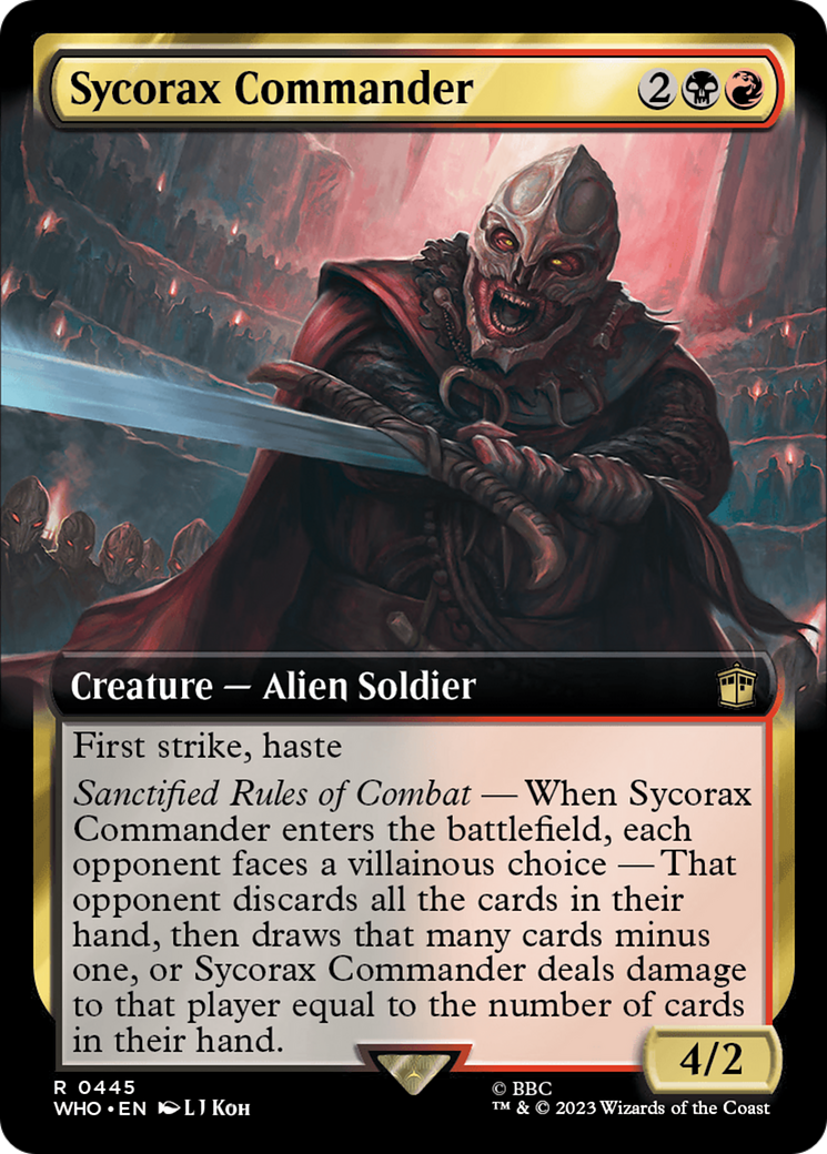 Sycorax Commander (Extended Art) [Doctor Who] | Tabernacle Games
