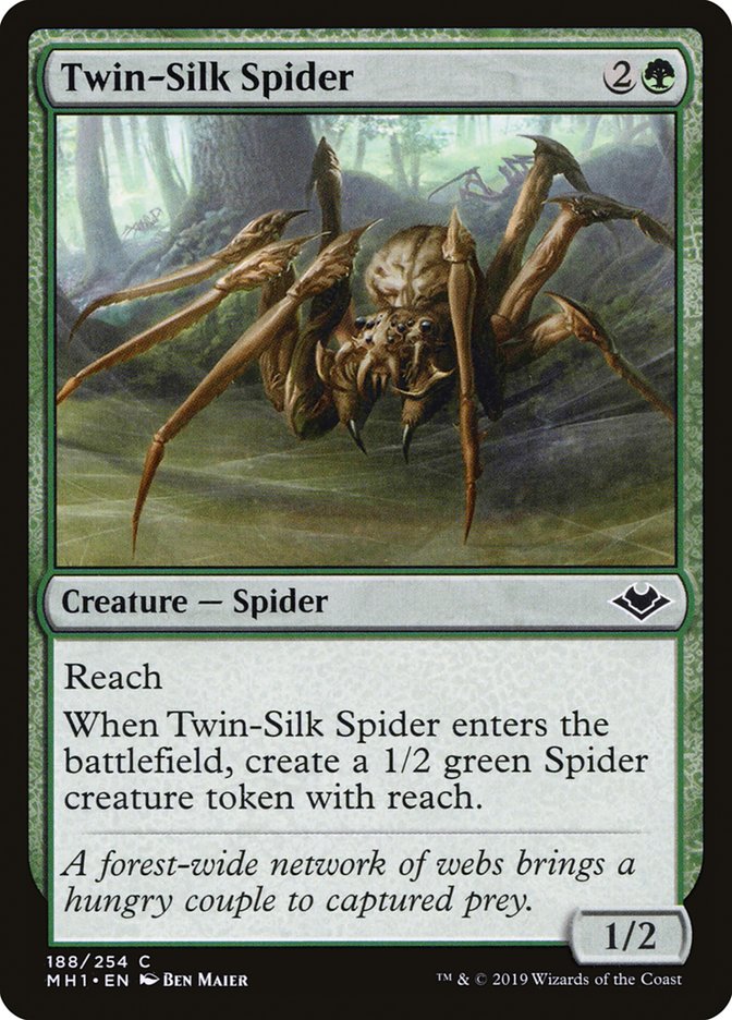 Twin-Silk Spider [Modern Horizons] | Tabernacle Games