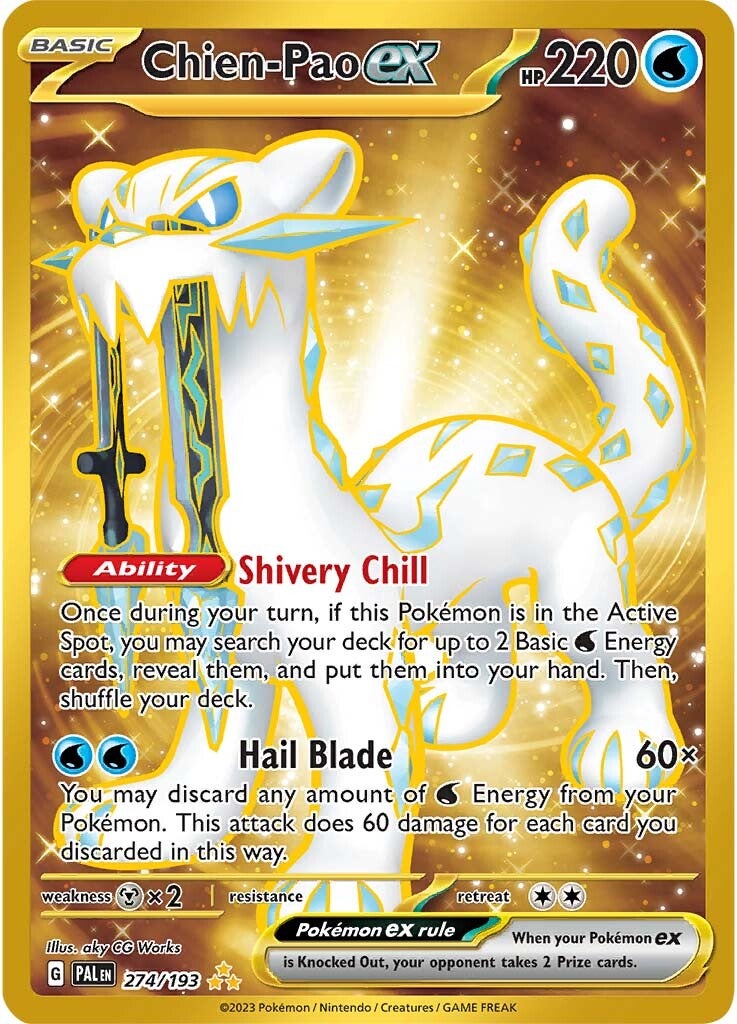 Chien-Pao ex (274/193) [Scarlet & Violet: Paldea Evolved] | Tabernacle Games