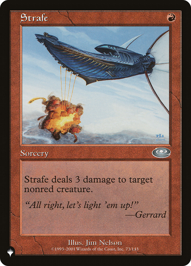 Strafe [The List Reprints] | Tabernacle Games