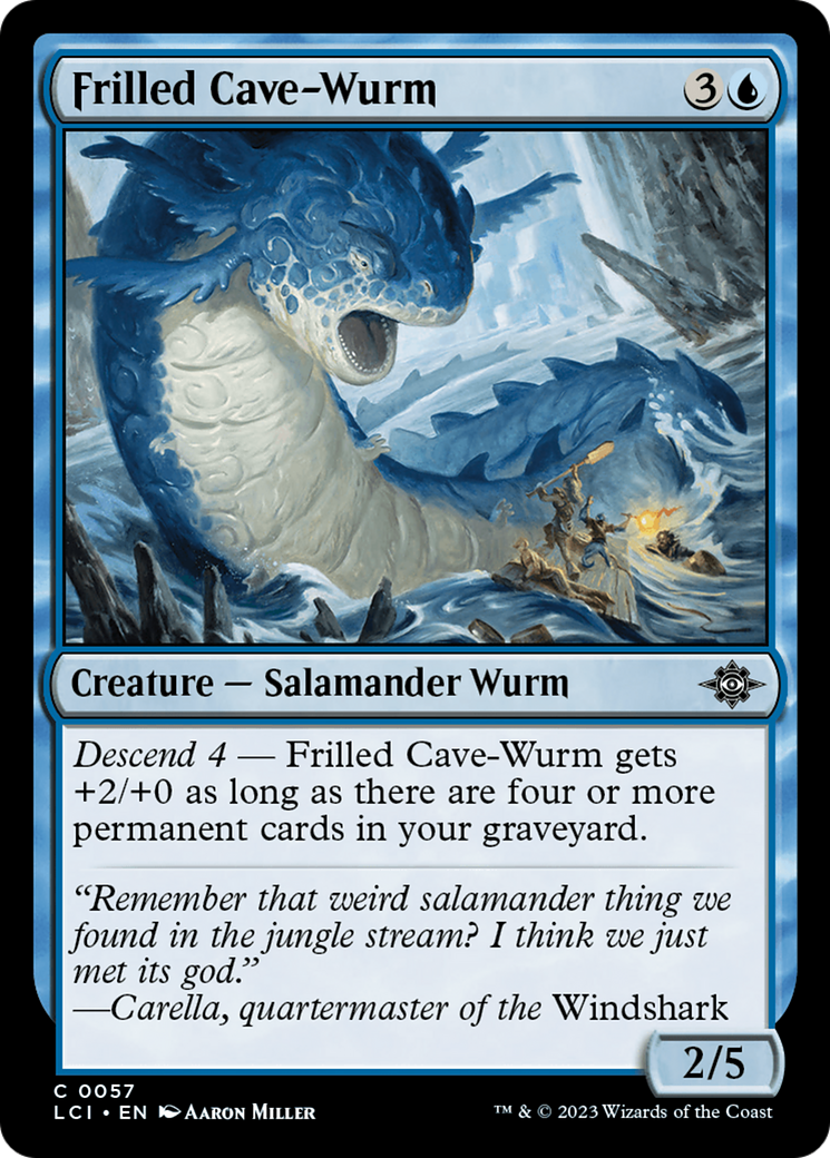 Frilled Cave-Wurm [The Lost Caverns of Ixalan] | Tabernacle Games