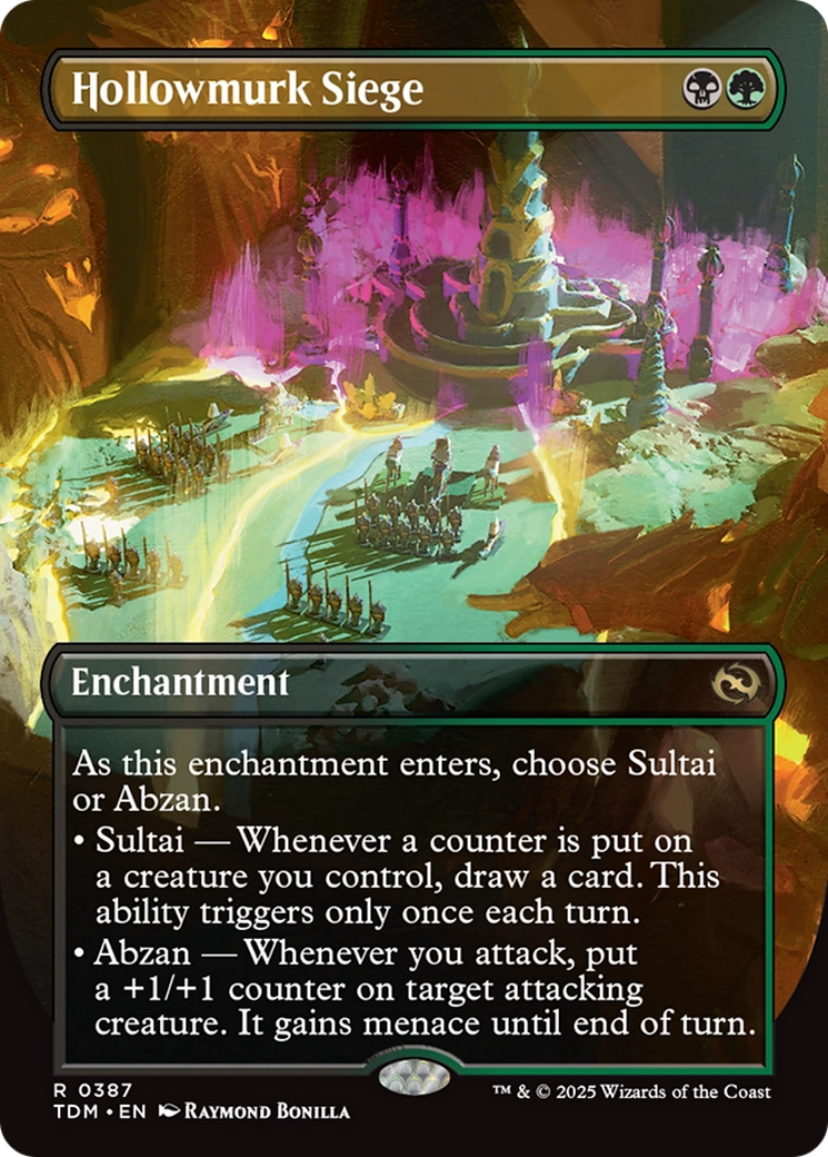 Hollowmurk Siege (Borderless) [Tarkir: Dragonstorm] | Tabernacle Games