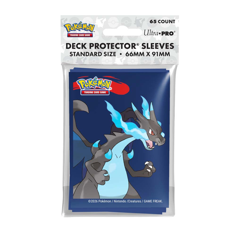 Ultra Pro Pokémon TCG - Mega Charizard X 65ct Deck Protector® Sleeves | Tabernacle Games