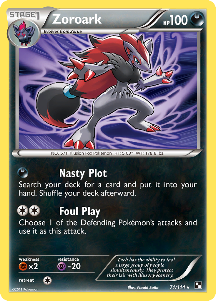 Zoroark (71/114) [Black & White: Base Set] | Tabernacle Games