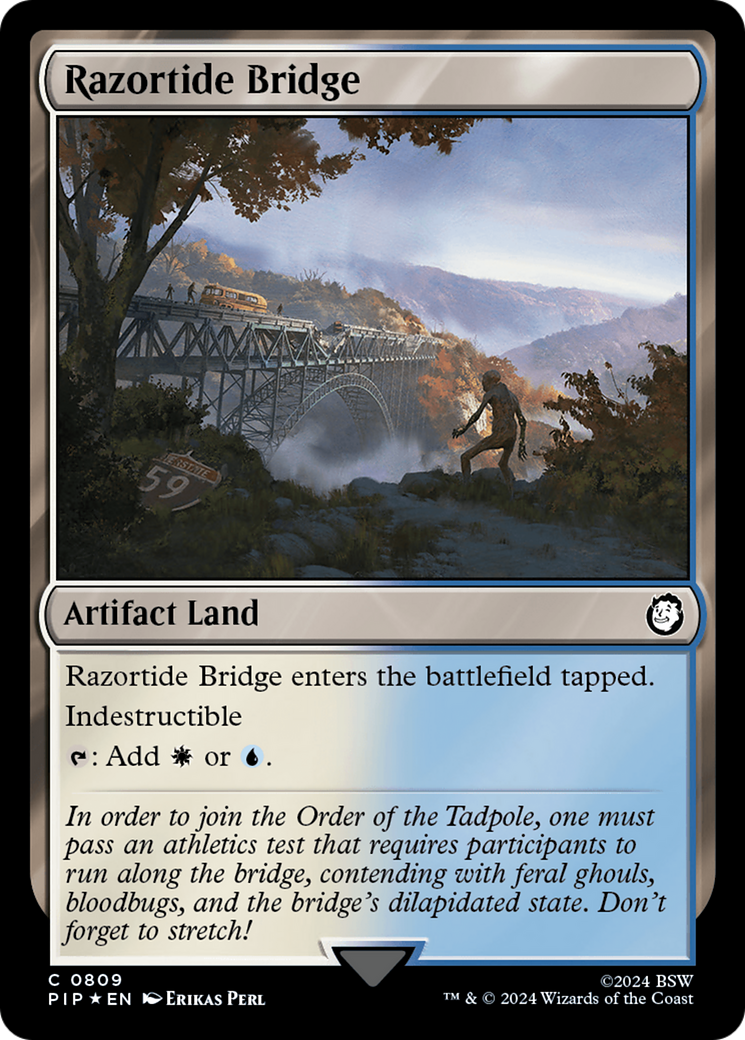 Razortide Bridge (Surge Foil) [Fallout] | Tabernacle Games
