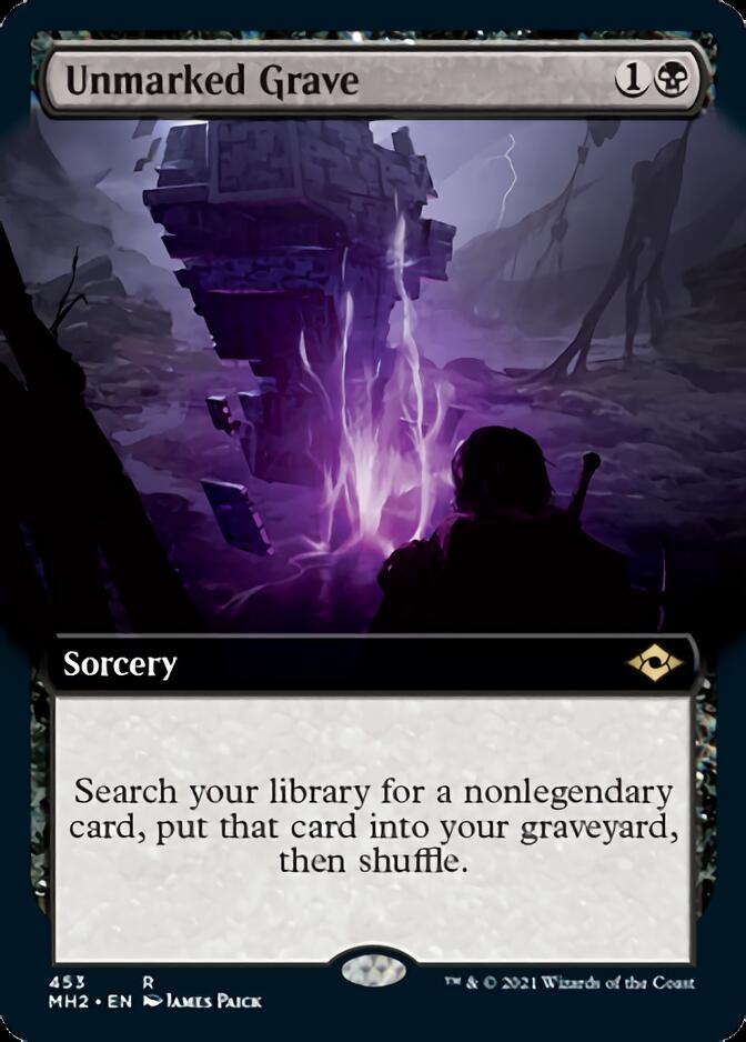 Unmarked Grave (Extended Art) [Modern Horizons 2] | Tabernacle Games
