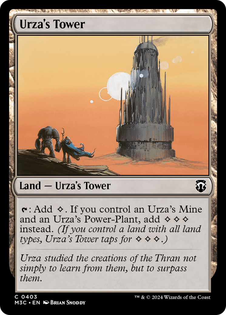 Urza's Tower (Ripple Foil) [Modern Horizons 3 Commander] | Tabernacle Games