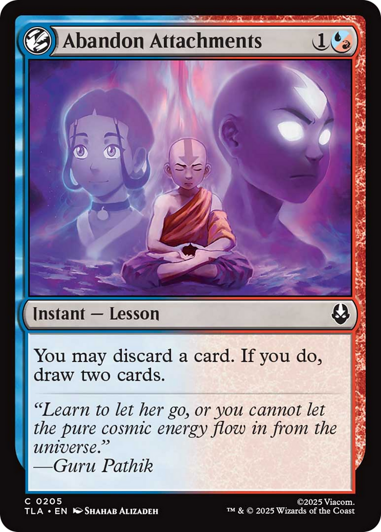 Abandon Attachments [Avatar: The Last Airbender] | Tabernacle Games