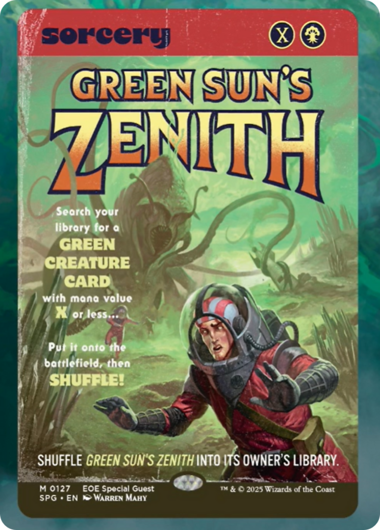 Green Sun's Zenith (Showcase) [Edge of Eternities Special Guests] | Tabernacle Games