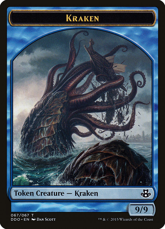 Kraken Token [Duel Decks: Elspeth vs. Kiora] | Tabernacle Games
